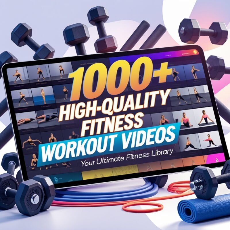 1000+ High-Quality Fitness Workout Videos