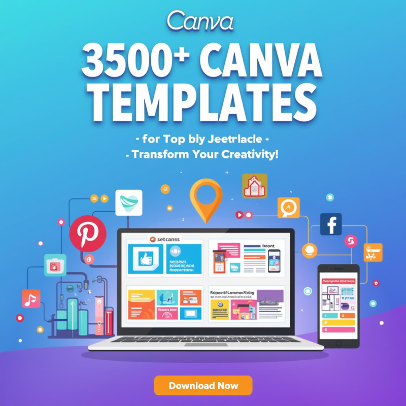 3500 canva templates