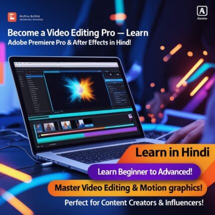 Adobe Premiere Pro & After Effects Video Editing in Hindi
